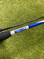 Nieuwe Mitchell zeebaarshengel + Abu molen, 2.40m 10-35 gr, Watersport en Boten, Hengelsport | Zeevissen, Ophalen of Verzenden