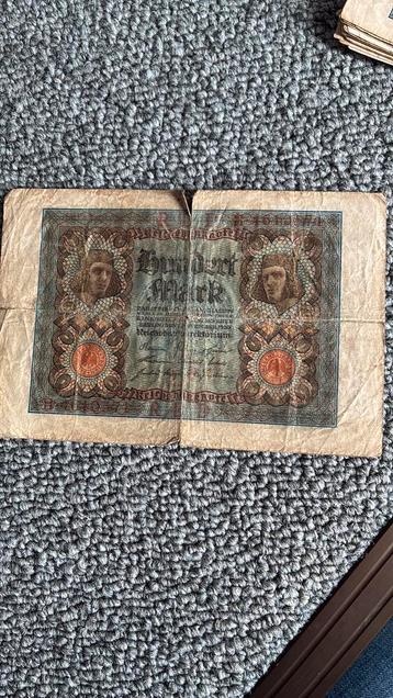 Duitsland 100 mark 1920 beschikbaar voor biedingen
