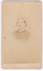 CDV Vrouw - Foto Blanc Parijs -, Verzamelen, Foto's en Prenten, Verzenden, Voor 1940, Foto