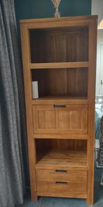 Teakhouten Wandkast - Zo Goed Als Nieuw!, Huis en Inrichting, Kasten | Boekenkasten, Teakhout, Zo goed als nieuw, Modern, 150 tot 200 cm