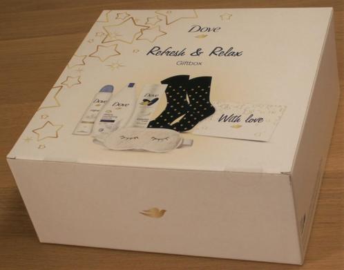 Refresh en relax giftbox Dove geschenkset nieuw, Sieraden, Tassen en Uiterlijk, Uiterlijk | Lichaamsverzorging, Nieuw, Ophalen of Verzenden