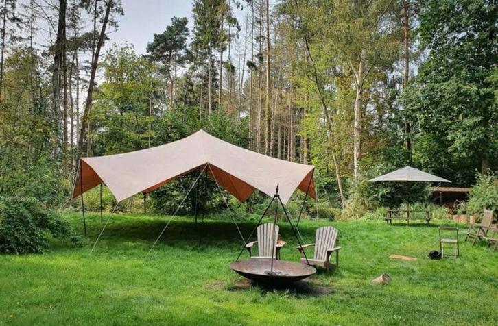 Stretchtent/activiteitendak/partytent/de Waard/te huur, Tuin en Terras, Partytenten, Zo goed als nieuw, Partytent, 2 meter of meer