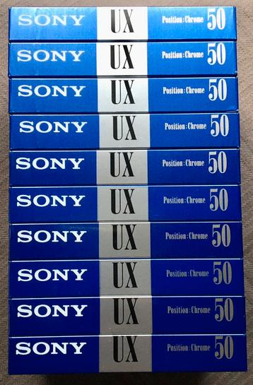 Zeldzaam NOS Sony UX50 NIEUW cassettebandjes UX-50 UX 50 OVP beschikbaar voor biedingen