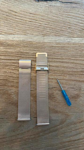 Bandje voor Garmin Venu 2S Rosé goud nieuw beschikbaar voor biedingen