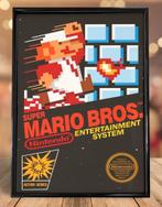 SUPER MARIO BROS nes Poster Print Affiche in lijst, Verzamelen, Posters, Ophalen of Verzenden, Nieuw, A1 t/m A3, Film en Tv