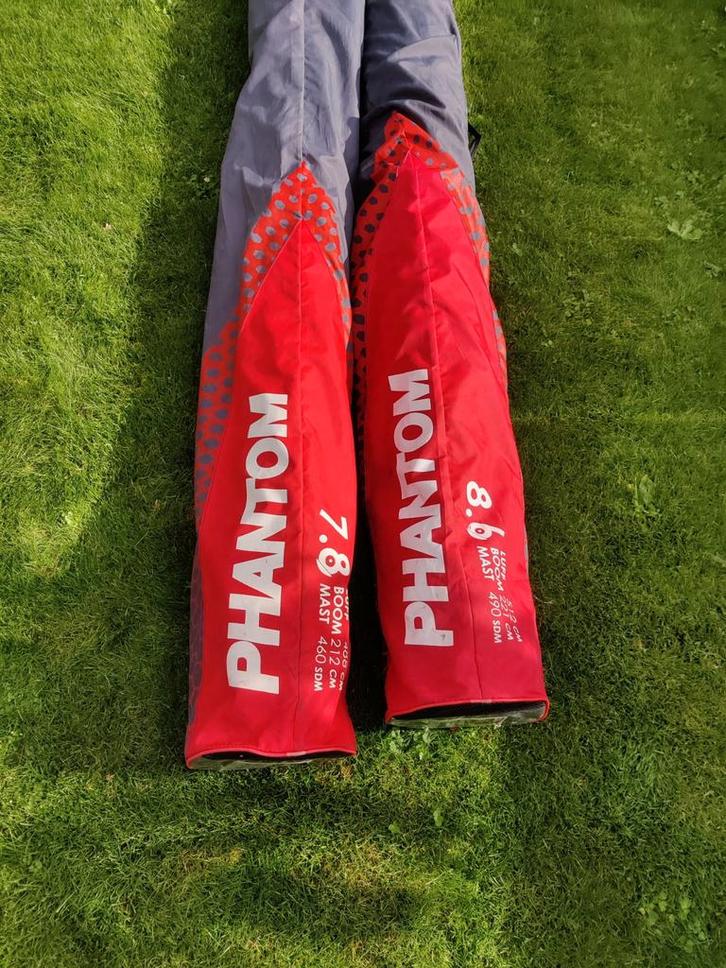 Gaastra phantom  8,6 2020 incl Gaastra 490 mast, Watersport en Boten, Windsurfen, Zo goed als nieuw, Zeil, 7 m² of meer, Ophalen