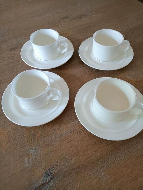 Royal Boch Kop & schotels Stackable Pieter Stockmans 4stuks, Huis en Inrichting, Keuken | Servies, Zo goed als nieuw, Kop(pen) en/of Schotel(s)