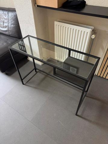 IKEA VITTSJÖ tafel - glas en metaal - industrieel beschikbaar voor biedingen