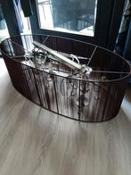 Hanglamp, Huis en Inrichting, Lampen | Lampenkappen, Ophalen, Zo goed als nieuw, Bruin, Ovaal