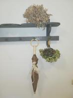 antiek roze parasol van stof en been, Antiek en Kunst, Ophalen of Verzenden