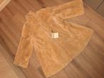 Bontjas maat 42 creme, Kleding | Dames, Jassen | Winter, Ophalen of Verzenden, Gedragen, Maat 42/44 (L), Beige