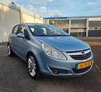 Opel Corsa 1.4 16V 5D 2007 Blauw, 1063 kg, 4 cilinders, Blauw, Leder en Stof