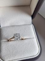 18 karat Engagement ring, Geel, Ophalen of Verzenden, Zo goed als nieuw, 17 tot 18