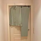 Ladress Blouse Set Maat L & XL Groen Satijn, Verzenden, Maat 42/44 (L), Zo goed als nieuw, LaDress