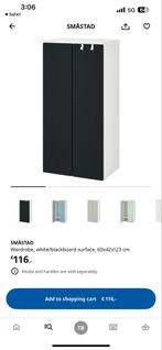 SMÅSTAD Kast Ikea - Wit/Zwart - 60x42x123 cm, Kinderen en Baby's, Kinderkamer | Commodes en Kasten, Ophalen, Gebruikt, 105 cm of meer