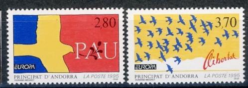 CEPT Andorra Frans 477/78 1995 postfris, Postzegels en Munten, Postzegels | Thematische zegels, Postfris, Overige thema's, Ophalen of Verzenden