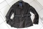 trenchcoat tussenjas ban SISLEY nwp 119,- mt 34 XS, Zwart, Sisley, Ophalen of Verzenden, Zo goed als nieuw