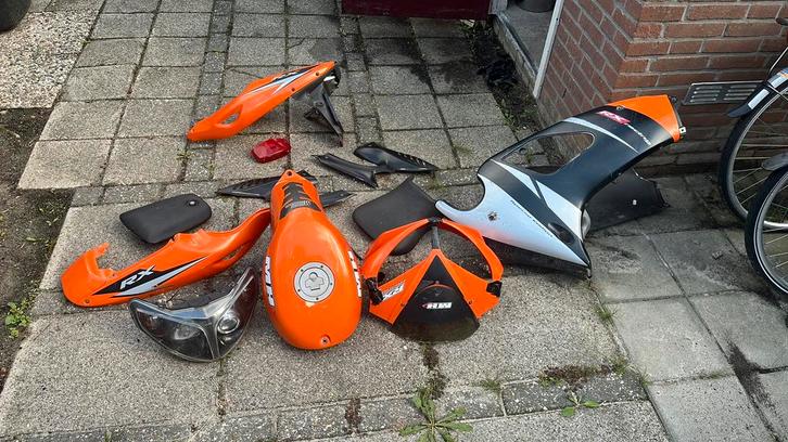 Motorhispania RX50 2006 kappen en onderdelen, Fietsen en Brommers, Brommeronderdelen | Algemeen, Gebruikt, Overige typen, Ophalen of Verzenden