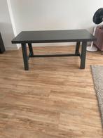 Eettafel 180 x 90 antracietkleurig, Ophalen, Gebruikt, 50 tot 100 cm, Vijf personen of meer