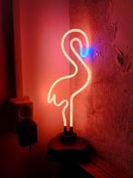 Neon lamp in vorm van flamingo, Ophalen of Verzenden