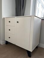Witte commode/ kast, Ophalen, Gebruikt, 50 tot 100 cm, Met lade(s)