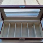 Horloge opbergcase voor 6 horloges, Ophalen of Verzenden