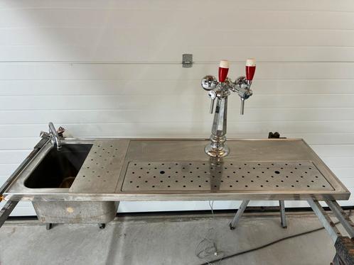 Lekblad biertap amstel thuistap rvs lekbak tapblad mancave, Hobby en Vrije tijd, Feestartikelen, Ophalen