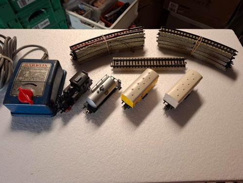Marklin begin set nr 10 lok met 4 wagons, Hobby en Vrije tijd, Modeltreinen | H0, Gebruikt, Treinset, Wisselstroom, Märklin, Analoog