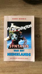 H. Bennis - Syntaxis van het Nederlands, Ophalen of Verzenden, Zo goed als nieuw, H. Bennis