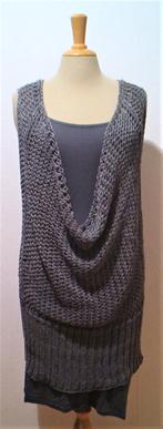 Mooie grijze trui/jurk van Sarah Pacini! 40, Verzenden, Zo goed als nieuw, Maat 38/40 (M), Grijs