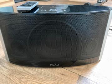 PEAQ Docking Speaker, afstandsbediening- Zo goed als nieuw! beschikbaar voor biedingen
