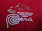 Rode t-shirt uit Peru Machu Picchu maat M, Ophalen of Verzenden, Gedragen, Rood, Korte mouw
