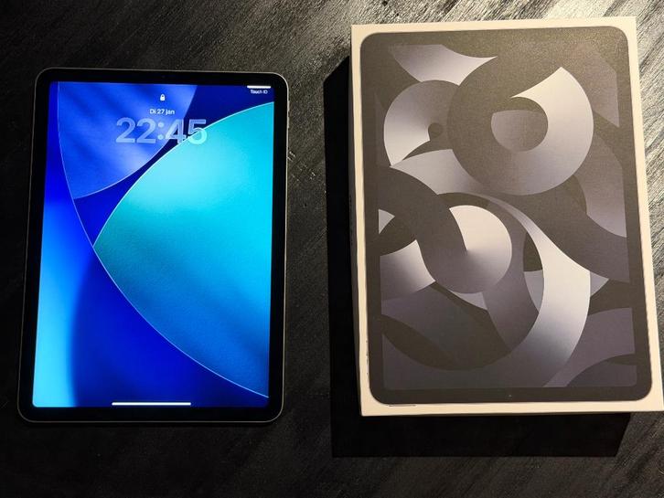 iPad Air M1 (5e gen) 64GB Space Gray, Computers en Software, Apple iPads, Zo goed als nieuw, Apple iPad Air, 11 inch, 64 GB, Grijs