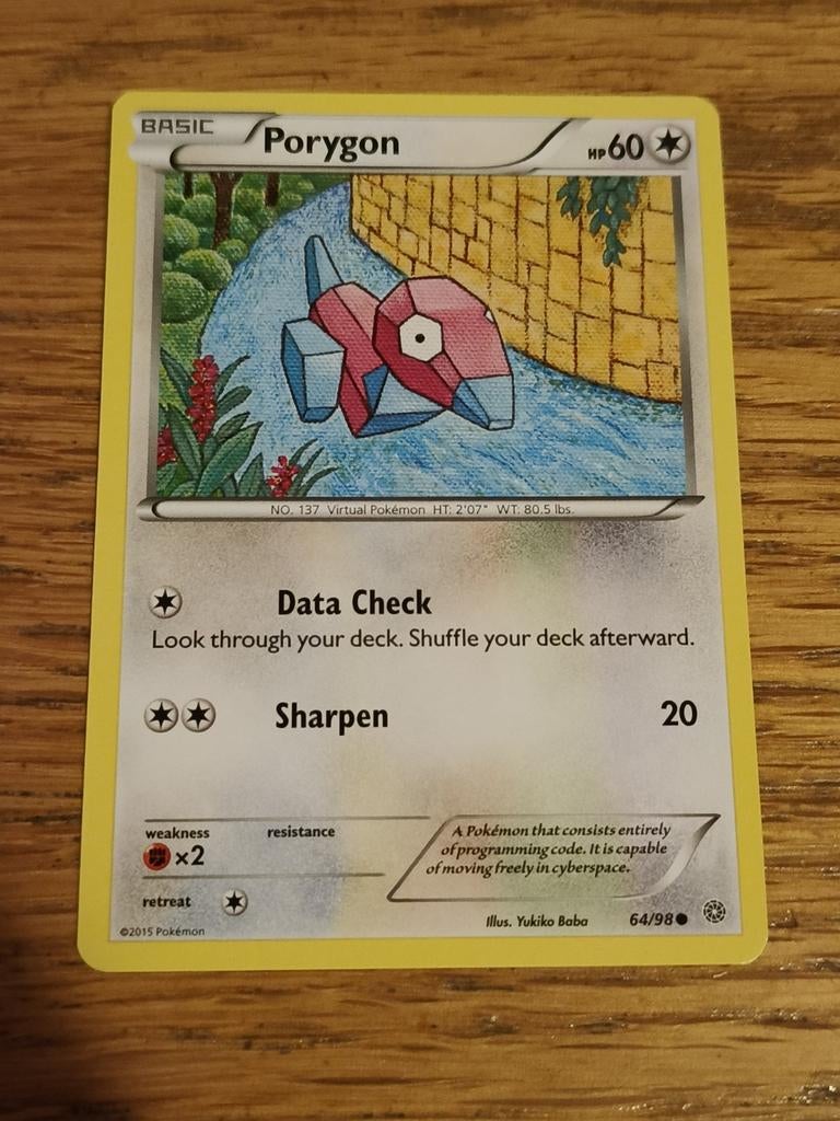 Porygon 064/098 ancient origins, Ophalen of Verzenden, Zo goed als nieuw, Losse kaart