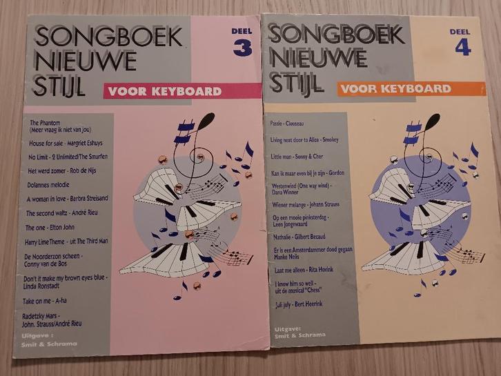 Bladmuziek Keyboard, Muziek en Instrumenten, Bladmuziek, Zo goed als nieuw, Artiest of Componist, Populair, Keyboard, Ophalen of Verzenden