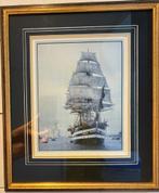 Ingelijste afbeelding van de Amerigo Vespucci., Ophalen, Gebruikt, Zeilboot, Kaart, Foto of Prent