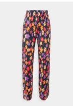 Only tall wijde broek met bloemen maat L, Only, Zwart, Maat 42/44 (L), Nieuw