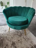 Groen fauteuil weinig gebruikt., Huis en Inrichting, Fauteuils, Ophalen, Zo goed als nieuw, 75 tot 100 cm, 50 tot 75 cm