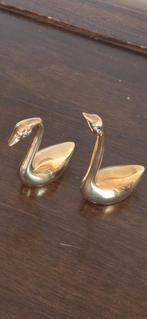 Messing zwanen, Ophalen of Verzenden, Gebruikt