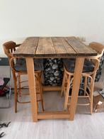 Tafel plus 2 stoelen, Huis en Inrichting, Tafels | Statafels, Ophalen of Verzenden, Gebruikt