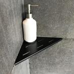 Hoekplanchet, corner shelf Badkamer, 2 stuks NIEUW, Ophalen of Verzenden, Nieuw, Zwart, Overige typen