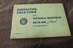Victoria KR25 HM Aero 1952 gebrauchs anleitung 250cc, Ophalen of Verzenden, Overige merken