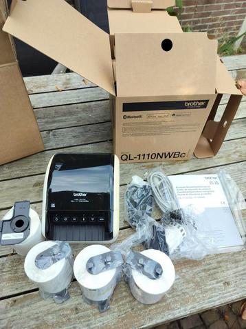 Brother QL-1110NWBc labelprinter  + 7 rollen beschikbaar voor biedingen