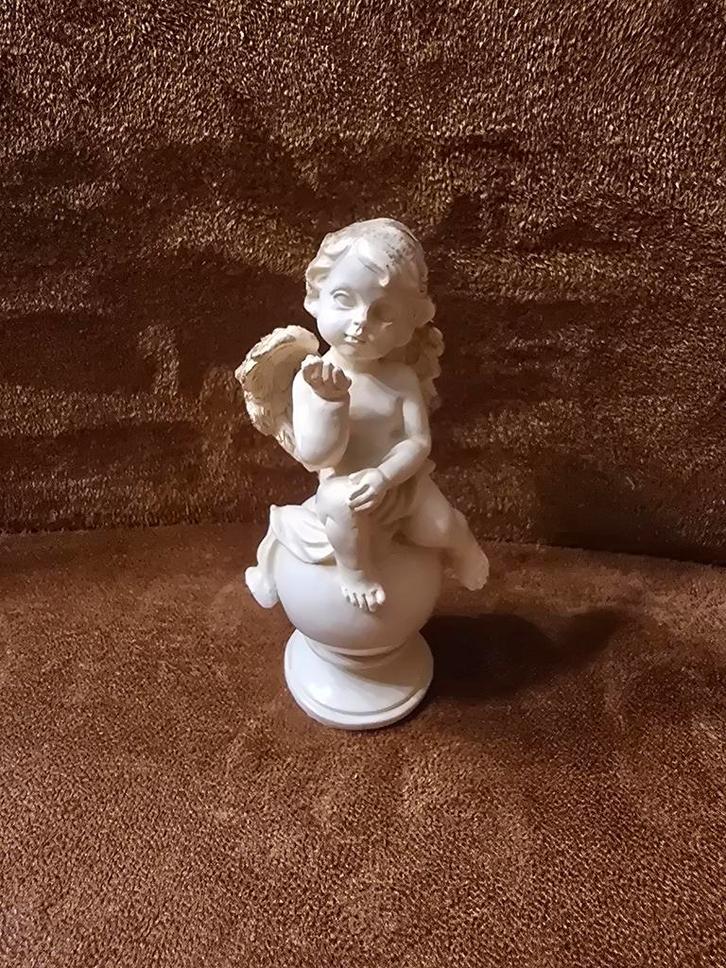 Vintage Schattig Engel Beeldje, Diversen, Kerst, Zo goed als nieuw, Ophalen of Verzenden