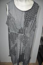 AA102 Tuniek Top Zwart Wit maat 50 / 52, Kleding | Dames, Grote Maten, Ophalen of Verzenden, Zo goed als nieuw, Zwart, Blouse of Tuniek