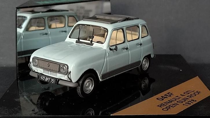 Renault 4 R4 GTL 1978 open sun roof 1:43 Vitesse Pol, Hobby en Vrije tijd, Modelauto's | 1:43, Nieuw, Verzenden
