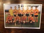Voetbal poster Nederlnds elftal 1977 oa Cruijff Hanegem Krol, Ophalen of Verzenden, Gebruikt, Ajax, Poster, Plaatje of Sticker