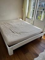 Auping Auronde 160X210 Wit met Spiraalbodem, Ophalen, Gebruikt, Tweepersoons, 160 cm