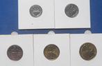 Madagascar 1 franc t/m 20 francs div jaartallen 5x Unc, Setje, Zuid-Amerika, Verzenden
