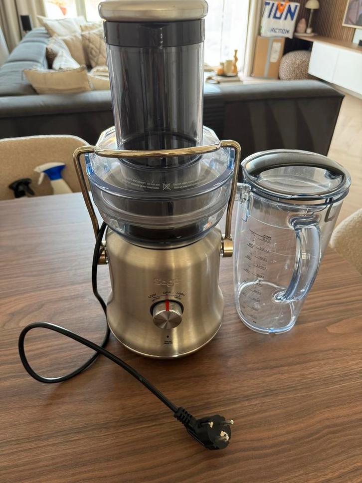Sage the Nutri juicer Plus Sapcentrifuge, Witgoed en Apparatuur, Juicers, Gebruikt, Sapcentrifuge, Elektrisch, Ophalen of Verzenden